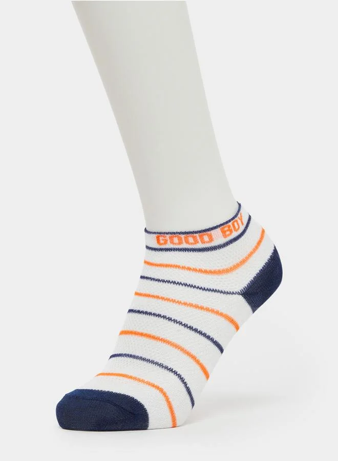 Styli Pack of 5 - Boys Cotton Ankle Socks